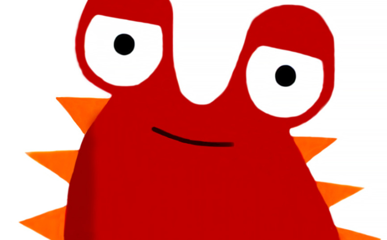 Animated alien character