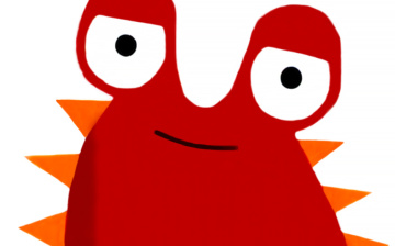 Animated alien character