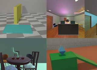 collage of computer generated images used in stimulus library